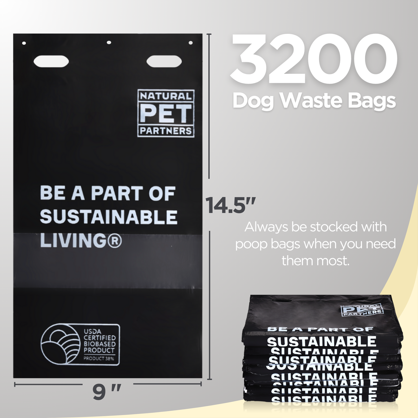 Bio-Based Dog Waste Bags (Headers)
