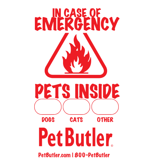 PB Save My Pet Window Cling