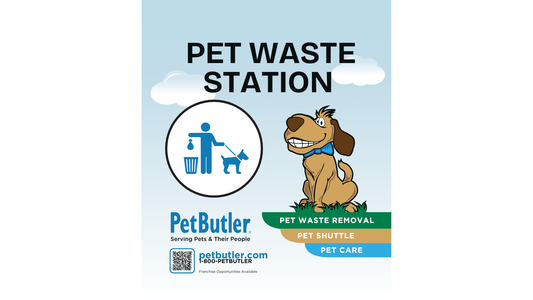 PB Branded Commercial Pet Waste Station Sticker