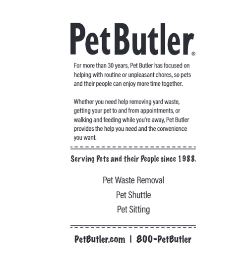 PB Save My Pet Window Cling
