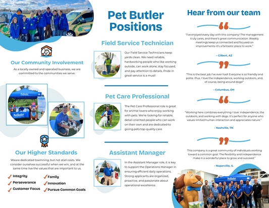 PB Career Brochures