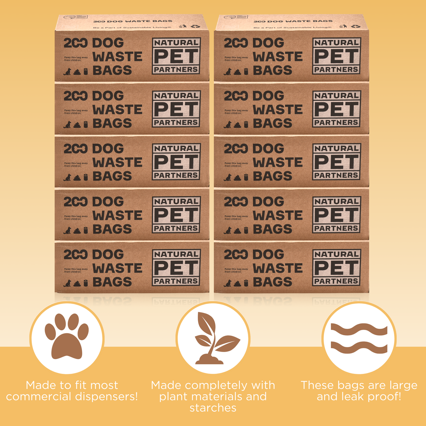 Bio-Based Dog Waste Bags (Rolls)