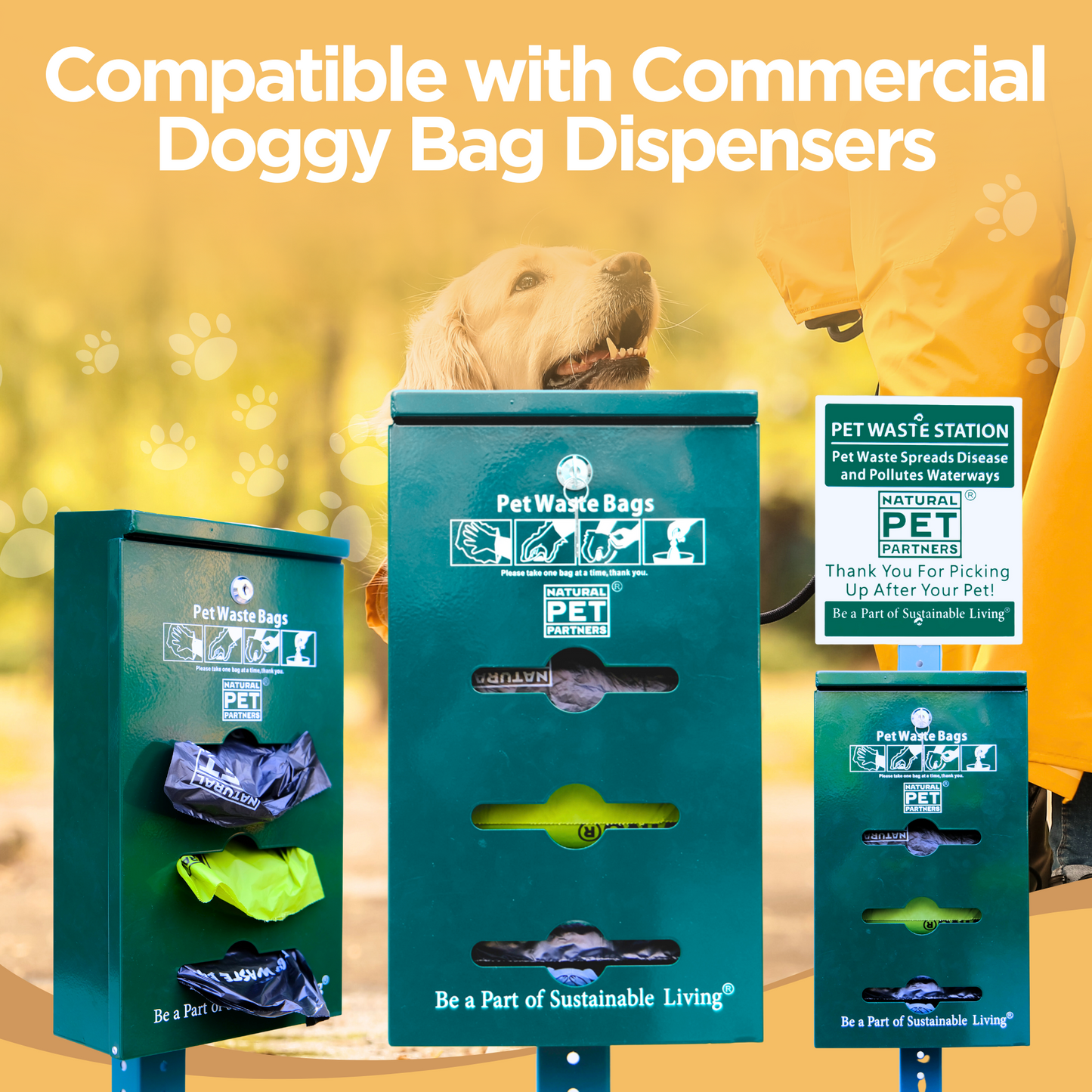 Bio-Based Dog Waste Bags (Rolls)